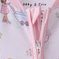 Pink all day adventure bamboo romper