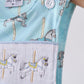 Blue carousel smocked jonjon