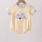 Khaki camper applique bubble
