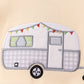 Khaki camper applique bubble