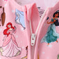 Pink character bamboo romper