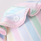 Rainbow stripe bonnet