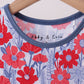 Blue Floral Bamboo Dress