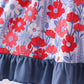 Blue Floral Bamboo Dress