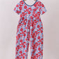 Blue Floral Bamboo Jumpsuit