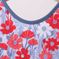 Blue Floral Bamboo Jumpsuit