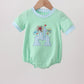 Green Castle Applique Bubble