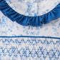 Blue Castle Smocked Ruffle Bubble