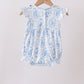 Blue Castle Smocked Ruffle Bubble