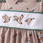 Green Mallard Embroidered Bloomer Set