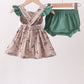 Green Mallard Embroidered Bloomer Set
