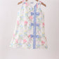 Blue Hydrangea Bow Dress