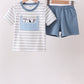 Blue Tool Applique Set