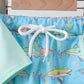 Blue Shark Embroidered Set