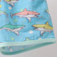 Blue Shark Embroidered Set