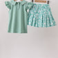 Sage Floral Skirt Set