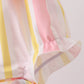 You're my sunshine Stripe Embroidered Bow Bubble