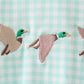 Green Mallard Plaid Embroidered Bubble