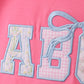 Pink ABC Appliqué Skorts Set