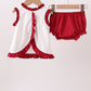 Maroon Alabama Elephant Applique Bloomer Set