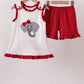 Maroon Alabama Elephant Applique Set