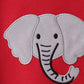 Maroon Alabama Elephant Applique Set