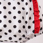 Red Georgia Bulldog Applique Ruffle Bubble