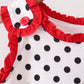 Red Georgia Bulldog Applique Ruffle Bloomer Set