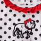 Red Georgia Bulldog Applique Dress