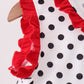 Red Georgia Bulldog Applique Dress