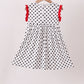 Red Georgia Bulldog Applique Dress