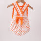 Orange Tennessee Dog Appliqué Bubble