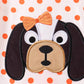 Orange Tennessee Dog Appliqué Bloomer Set