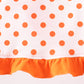 Orange Tennessee Dog Appliqué Bloomer Set