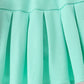 Pink apple bow embroidery skorts set