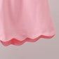Blue Stripe Schoolhouse Appliqué Ruffle Set