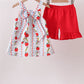 Red Apple Pencil Ruffle Set