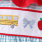 Blue Apple Pencil Embroidered Set