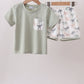 Green Dinosaur Set