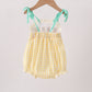 Mustard Honey Bear Embroidered Bubble