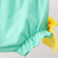 Mustard Honey Bear Embroidered Bloomer set