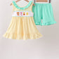 Mustard Honey Bear Embroidered Set