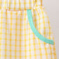 Mustard Honey Bear Embroidered Short Set