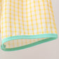 Mustard Honey Bear Embroidered Short Set