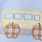 Blue Bus Applique Set