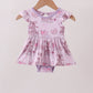 Purple Castle bamboo Ruffle Bubble