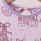 Purple Castle bamboo Ruffle Bubble
