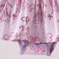 Purple Castle bamboo Ruffle Bubble