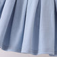Blue Apple Embroidered Skorts Set