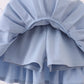 Blue Apple Embroidered Skorts Set